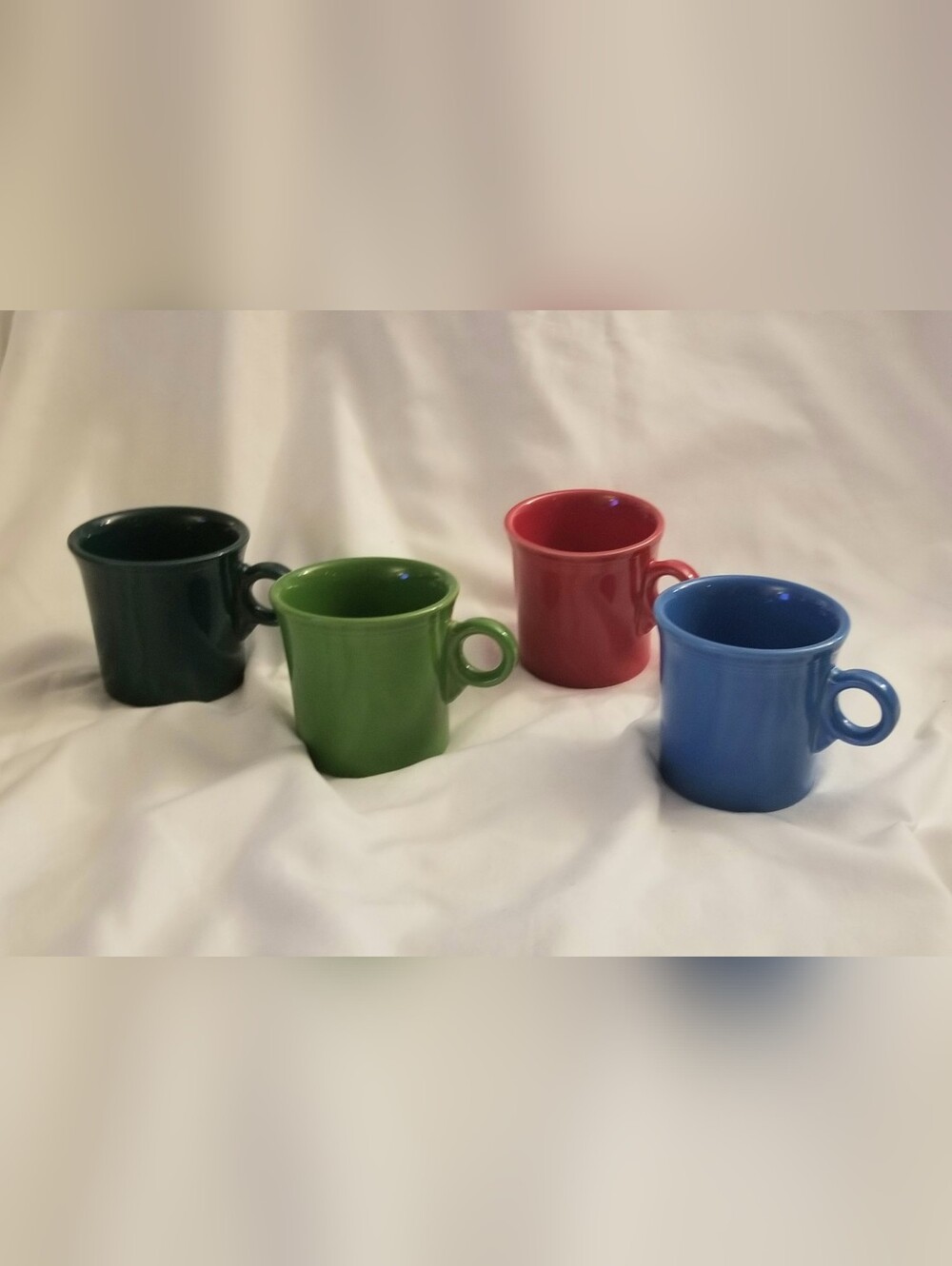 Genuine Fiesta Ware Tom & Jerry Mugs - Set/4 - Post 1986- DW & Micro Safe